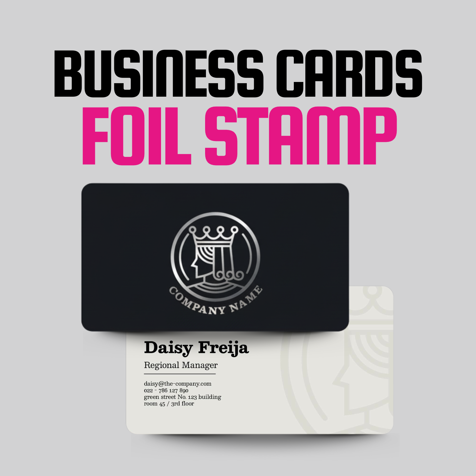 Business Cards – Foil Stamp