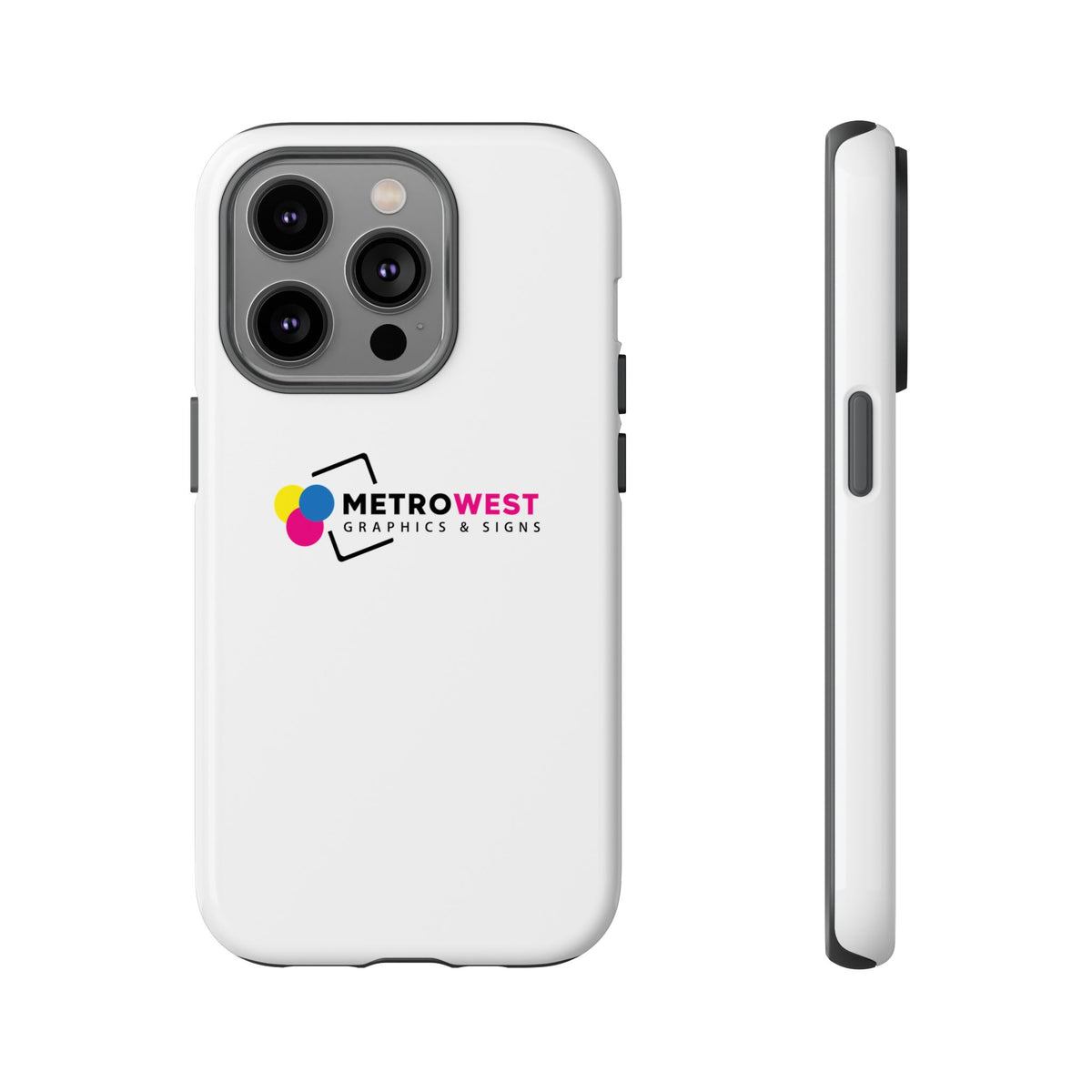 Custom printed tough phone case, view 4