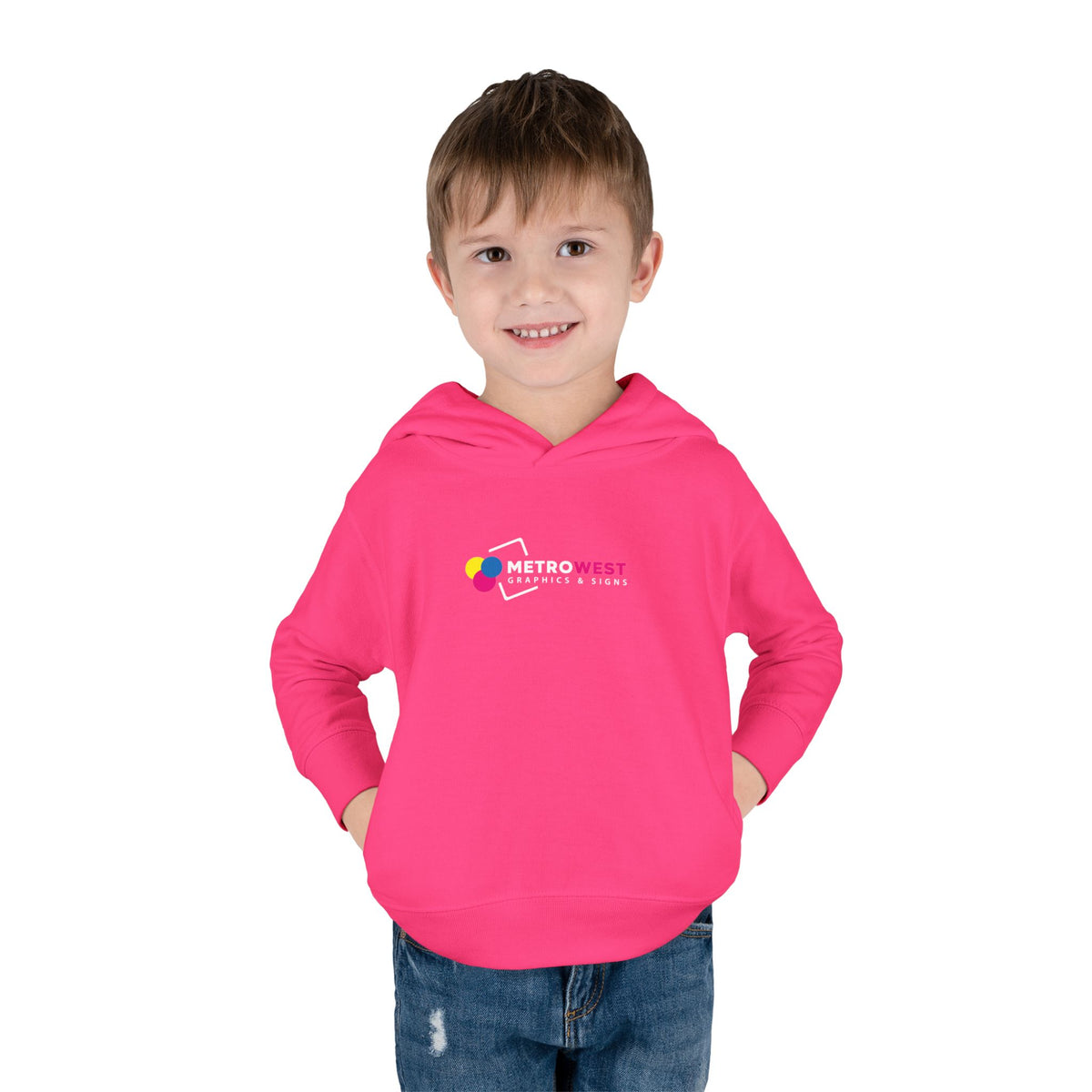 Toddler Pullover Fleece Hoodie Rabbit Skins 3326 - Front