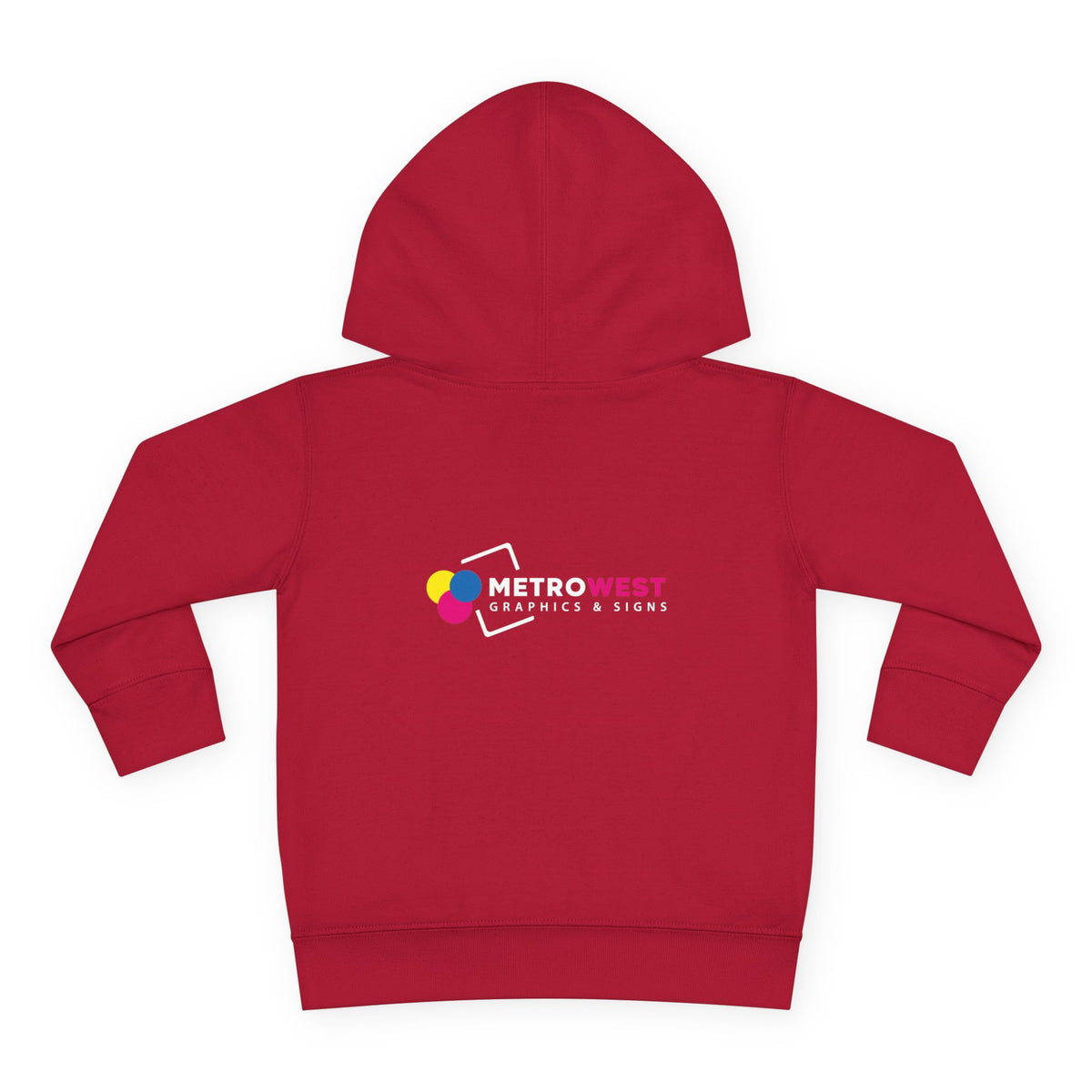 Toddler Pullover Fleece Hoodie - Front + Back
