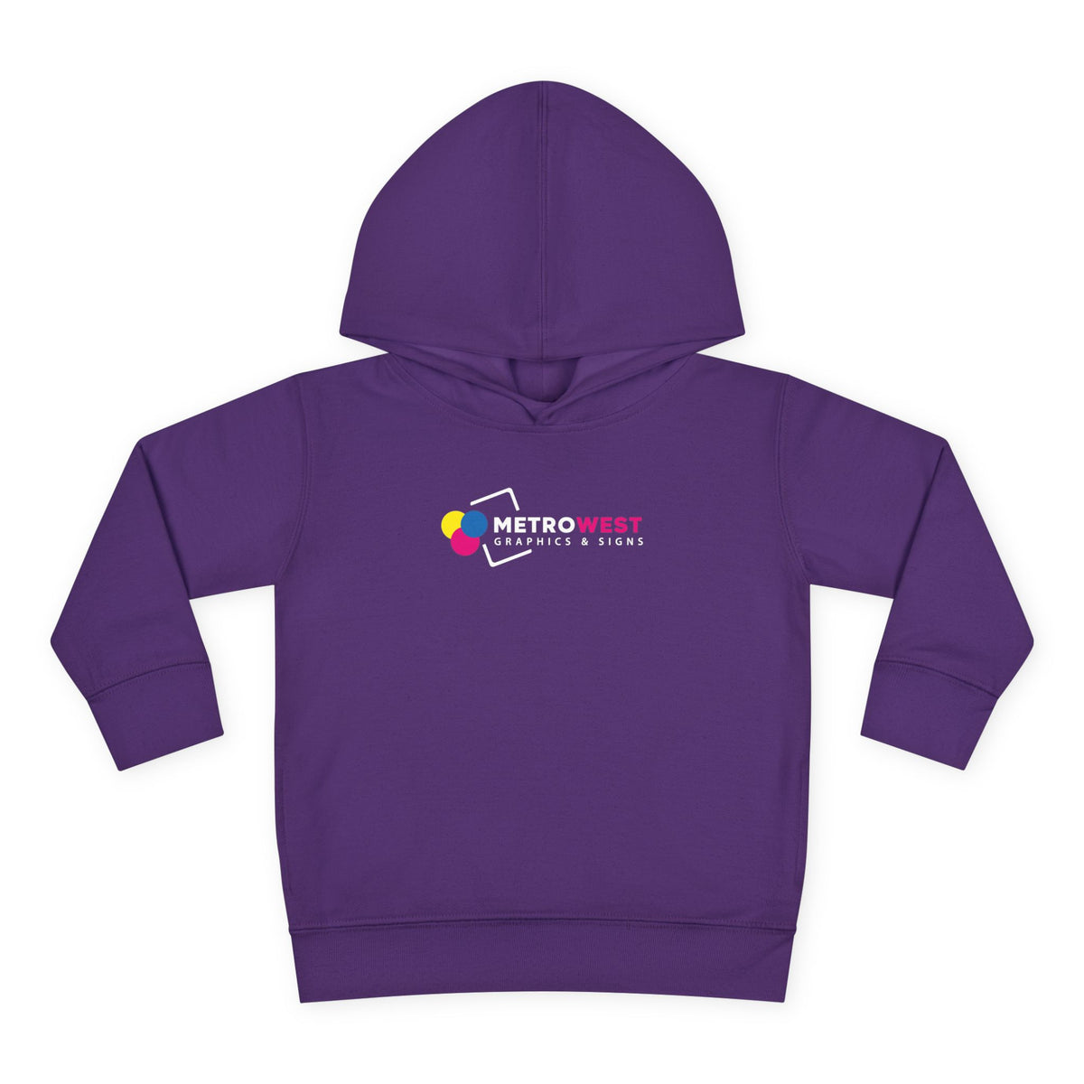 Toddler Pullover Fleece Hoodie - Front + Back