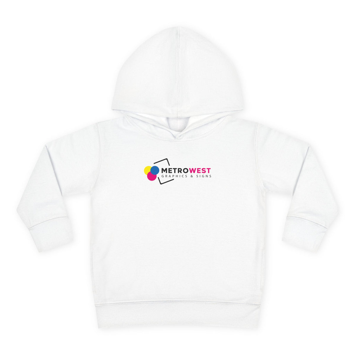 Toddler Pullover Fleece Hoodie - Front + Back