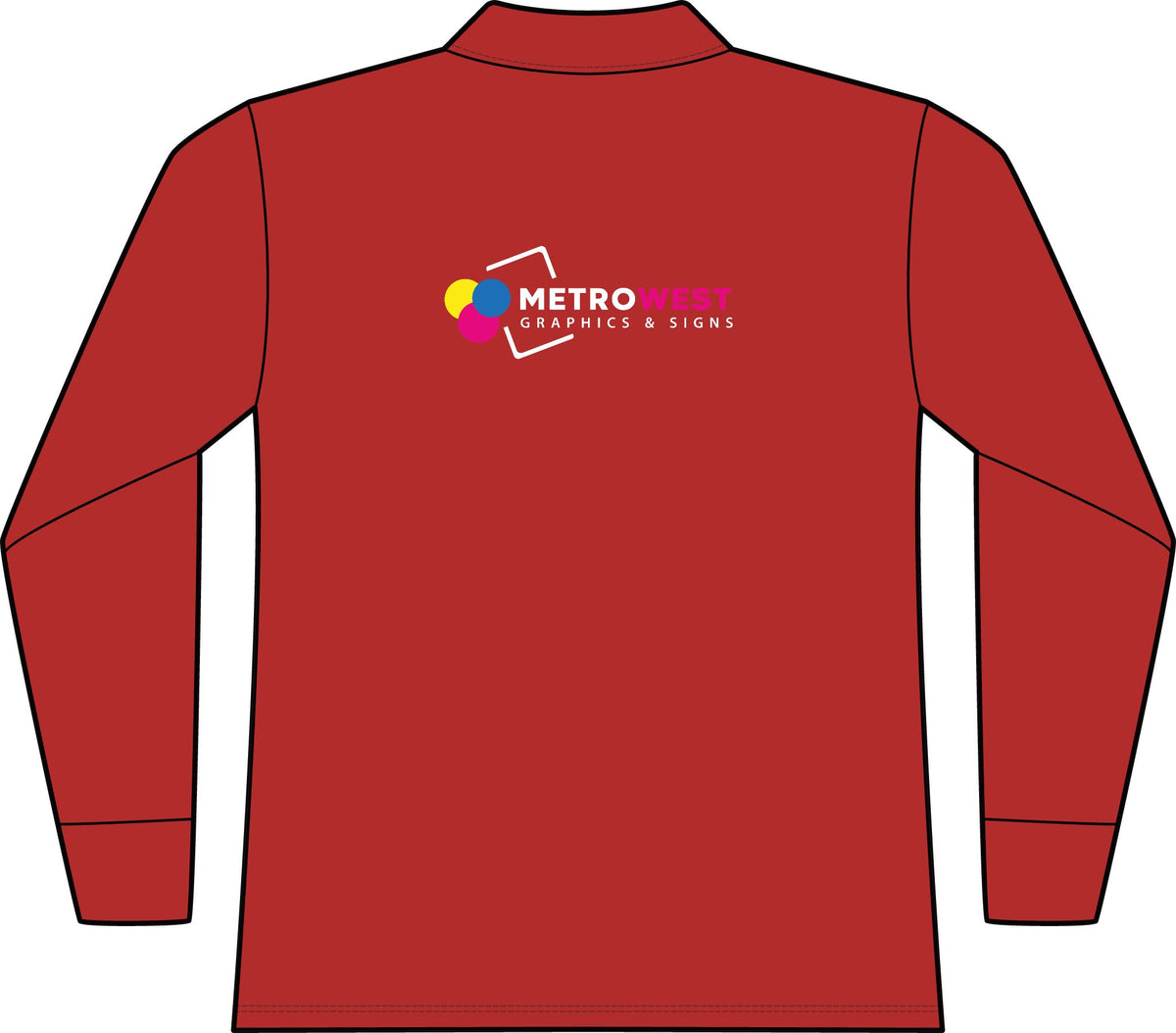 Women's Wearever Signature Pique Long Sleeve Polo Port Authority LK200LS - Front + Back
