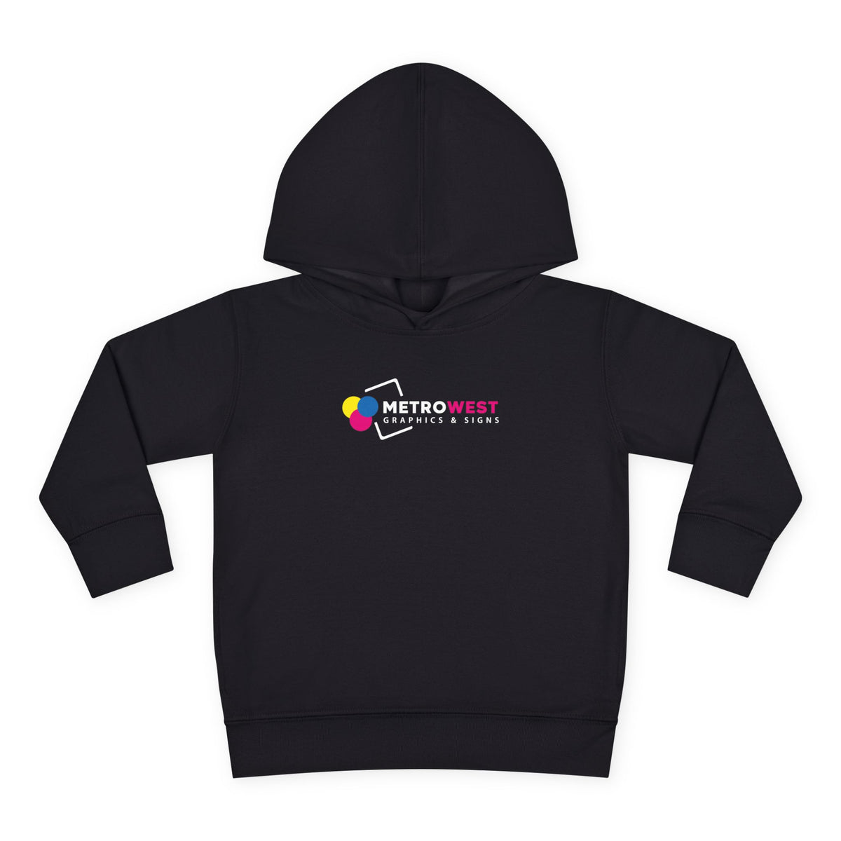Toddler Pullover Fleece Hoodie - Front + Back