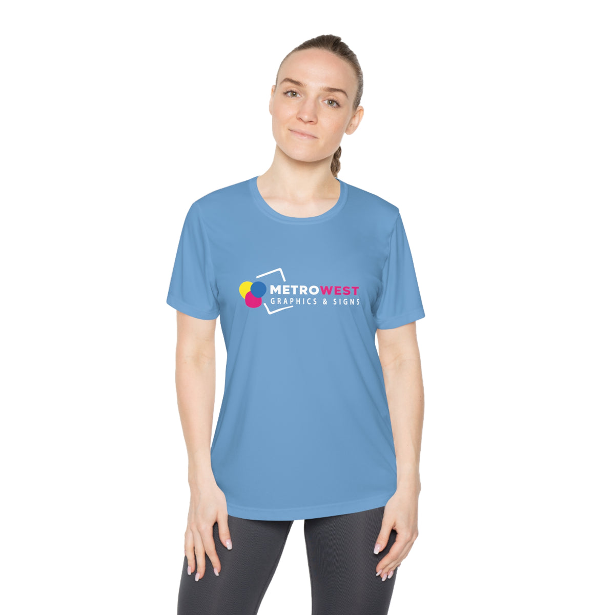 Ladies Competitor Tee By Sport-TekLST350 - Front + Back