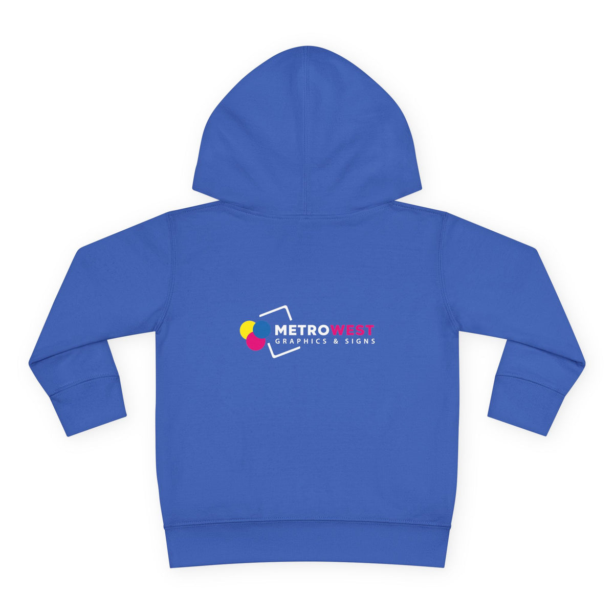 Toddler Pullover Fleece Hoodie - Front + Back