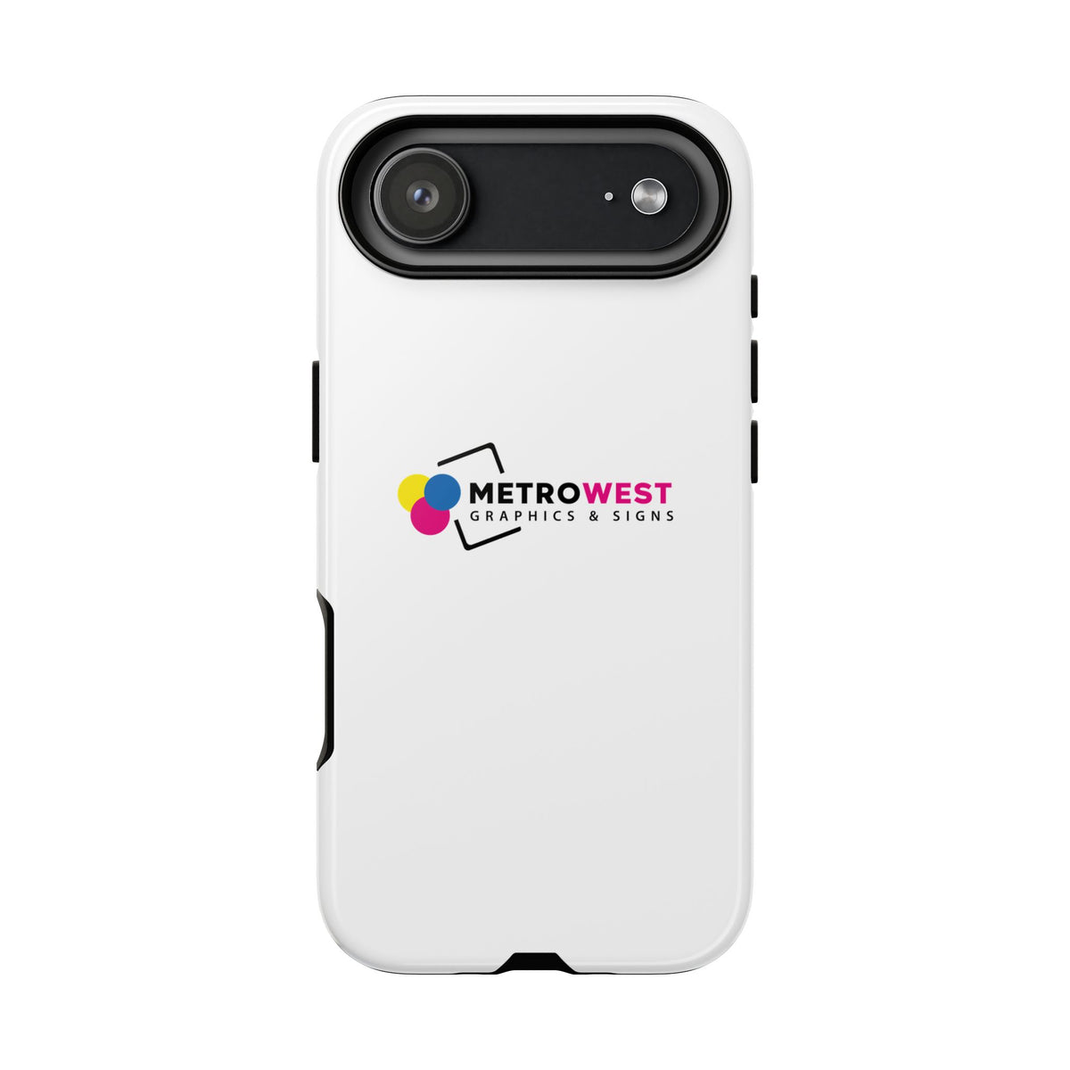Tough phone case with custom printed logo