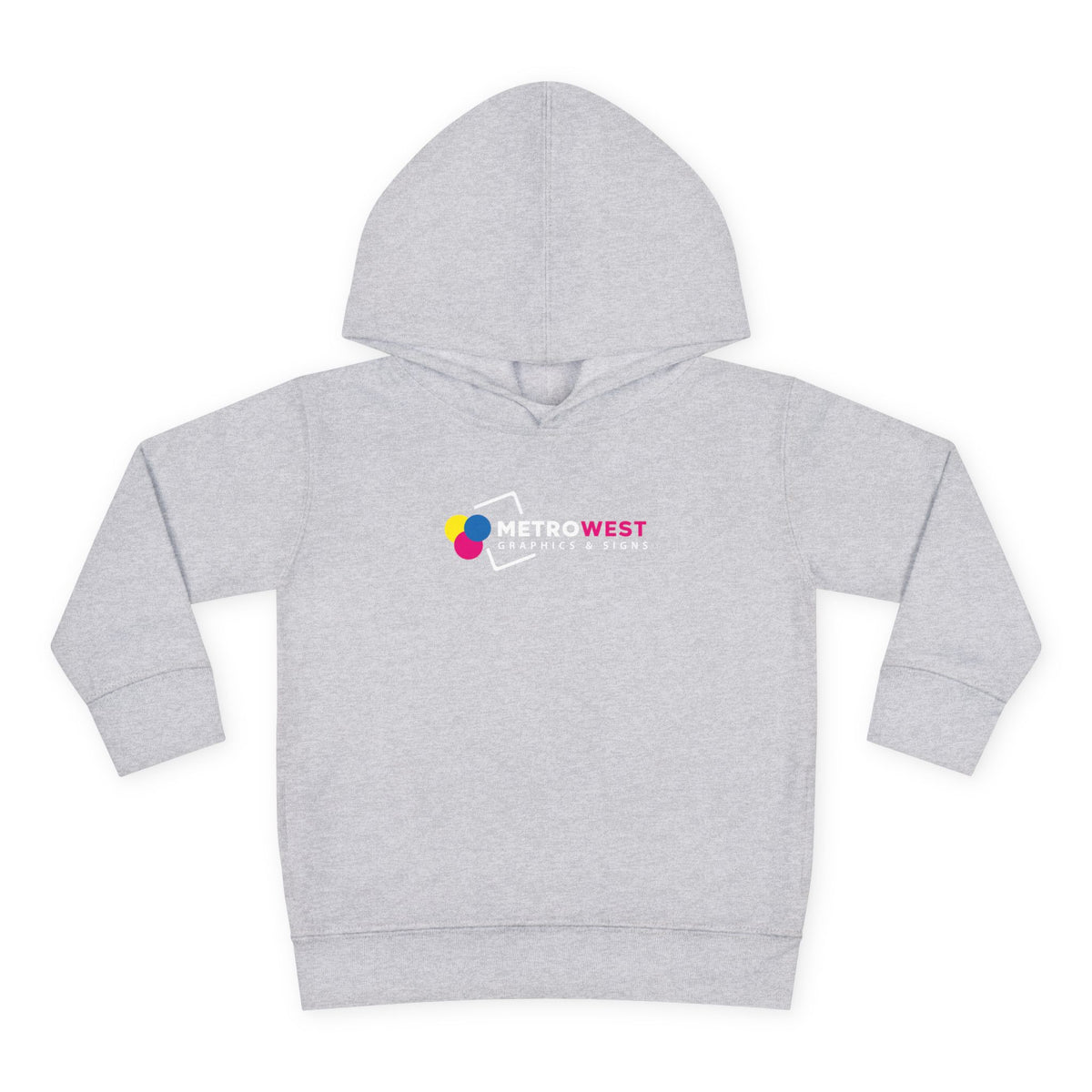 Toddler Pullover Fleece Hoodie - Front + Back