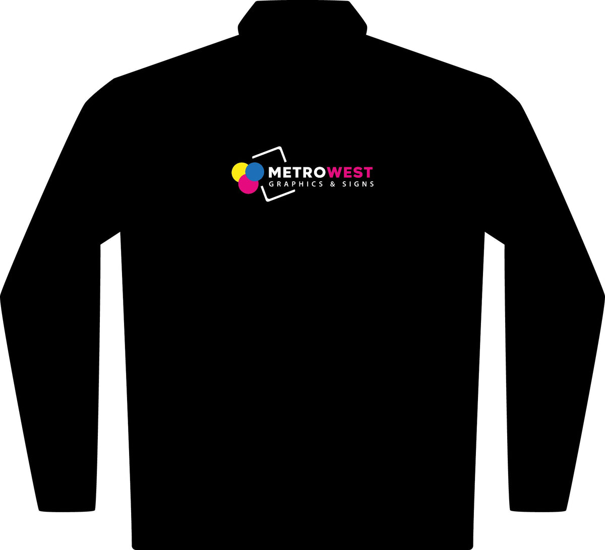 Rapid Dry Long Sleeve Polo Port Authority K455LS - Front + Back