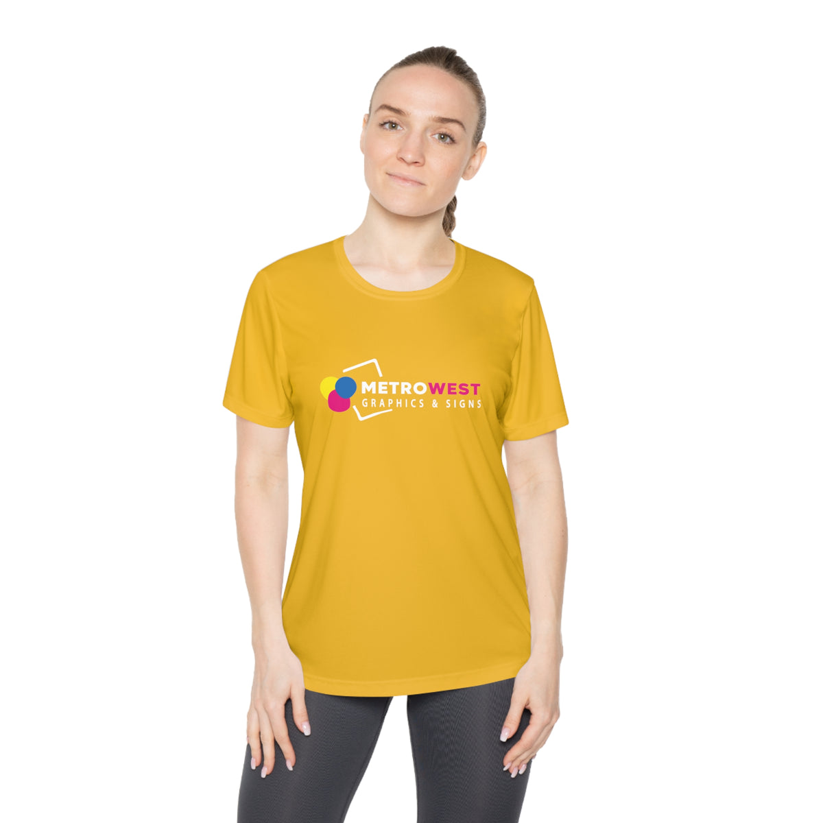 Ladies Competitor Tee By Sport-TekLST350 - Front + Back