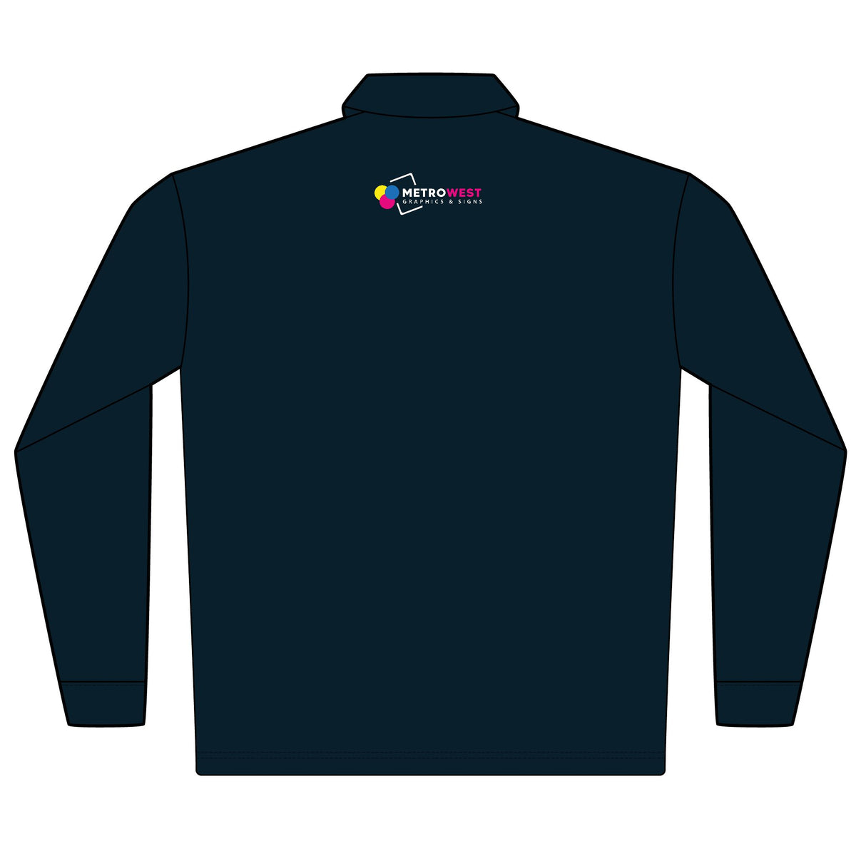 Men's Pinnacle Performance Long Sleeve Piqué Polo CORE365 88192 - Front + Back