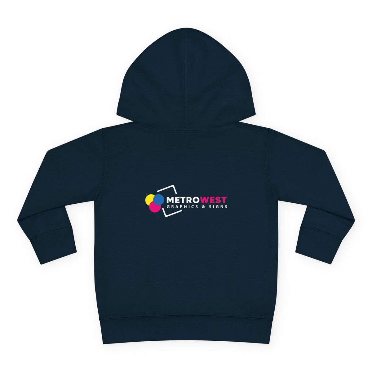 Toddler Pullover Fleece Hoodie - Front + Back