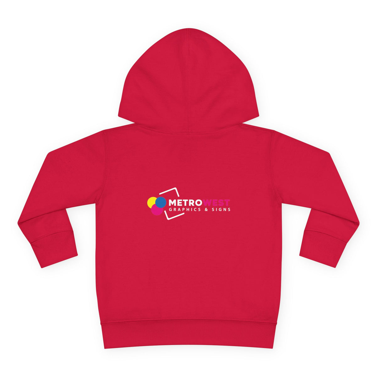 Toddler Pullover Fleece Hoodie - Front + Back