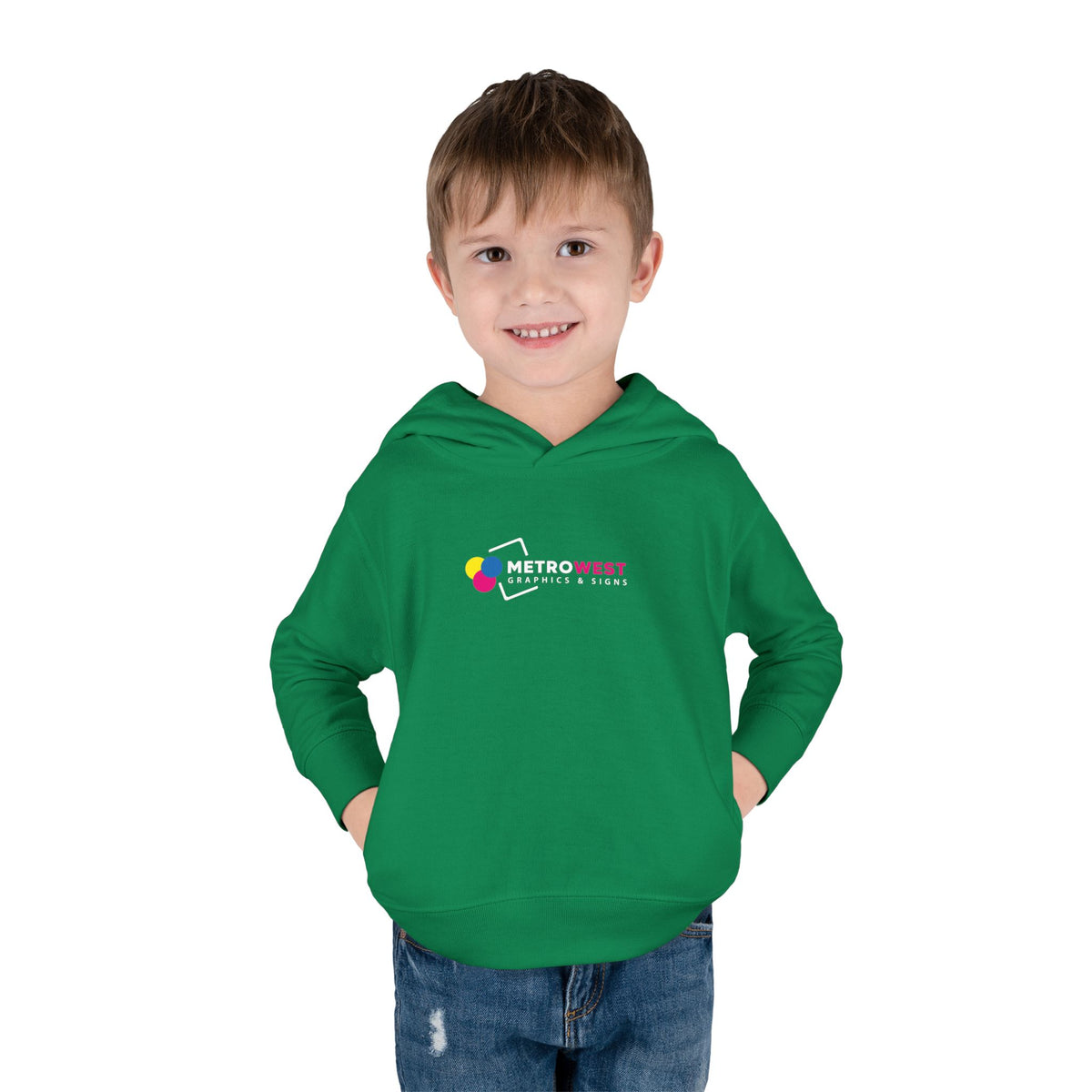 Toddler Pullover Fleece Hoodie Rabbit Skins 3326 - Front