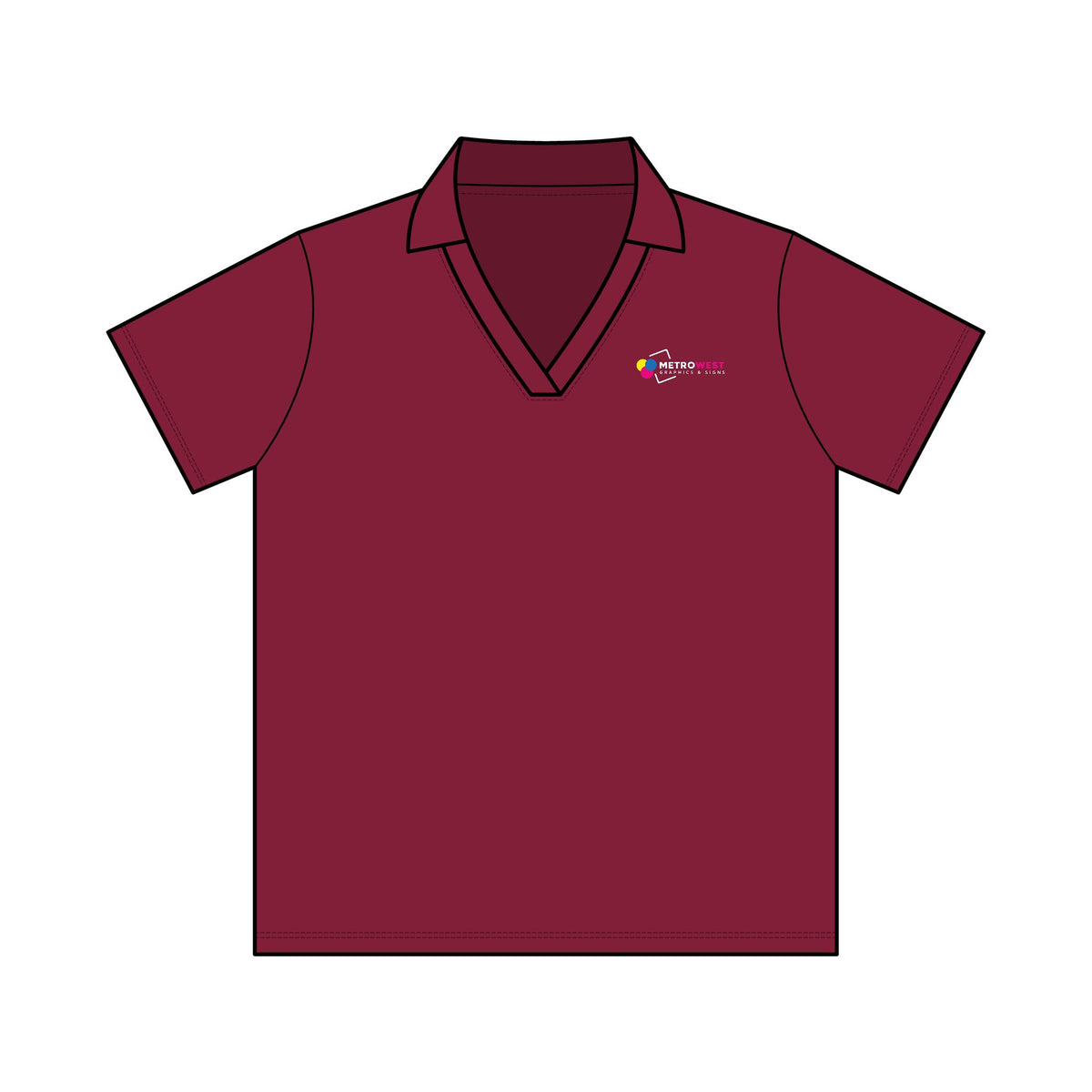 Women's Resolve CVC Performance Pique Polo CORE365 CE106W - Front + Back + Sleeves