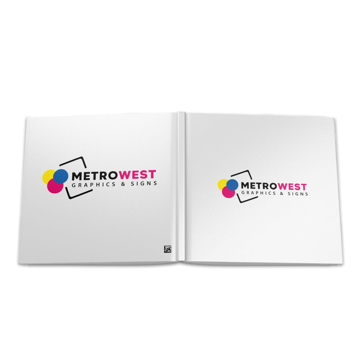 Hardcover photo book with custom printed cover