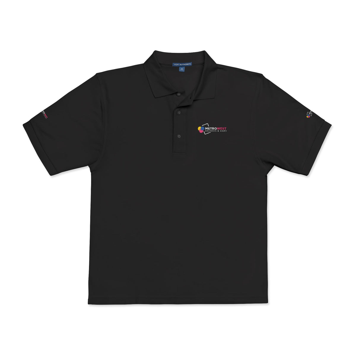 Unisex Polo Shirt Port Authority K500 Embroidery - Front + Sleeves