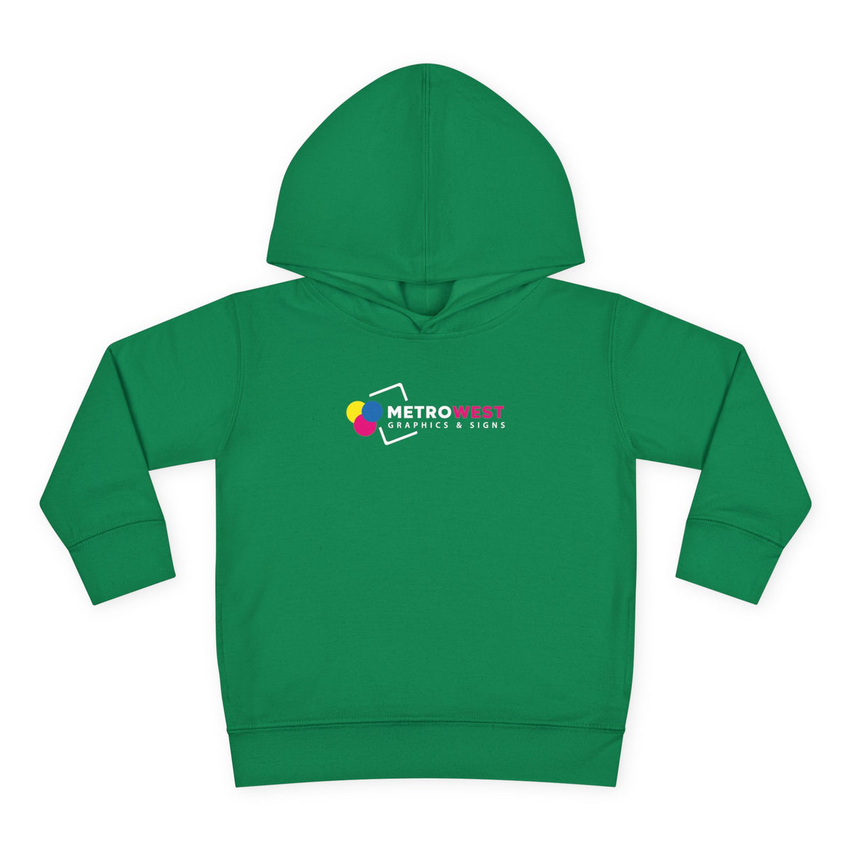 Toddler Pullover Fleece Hoodie - Front + Back