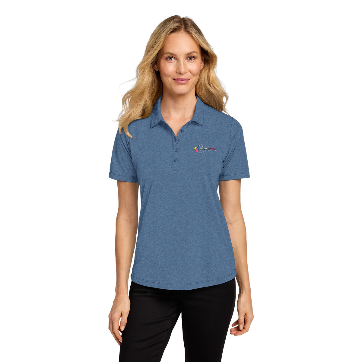 Ladies Fine Pique Blend Polo Port Authority LK830 - Embroidery