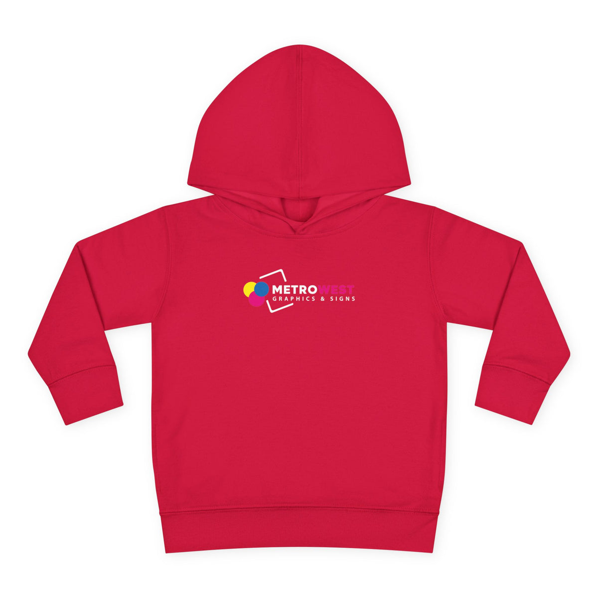 Toddler Pullover Fleece Hoodie - Front + Back