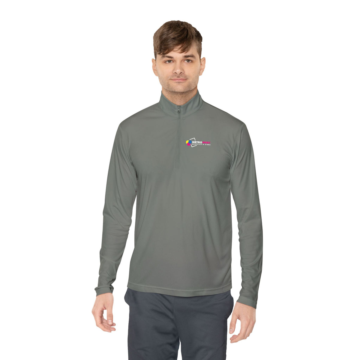 Printed Sport-Tek quarter-zip for team apparel, view 20