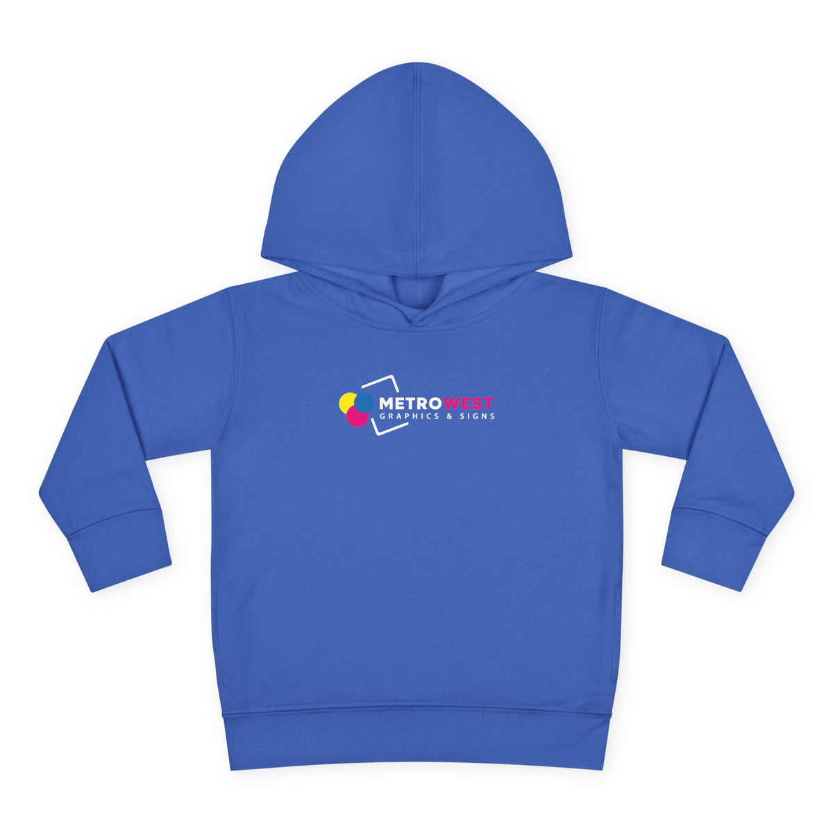 Toddler Pullover Fleece Hoodie - Front + Back
