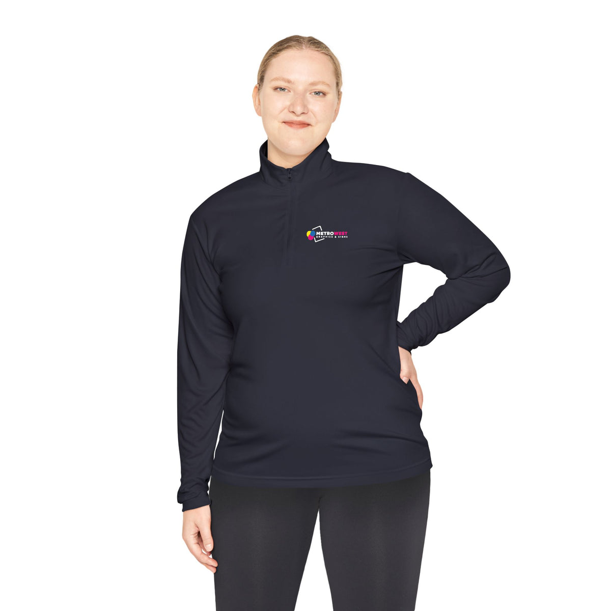 Printed Sport-Tek quarter-zip for team apparel, view 7