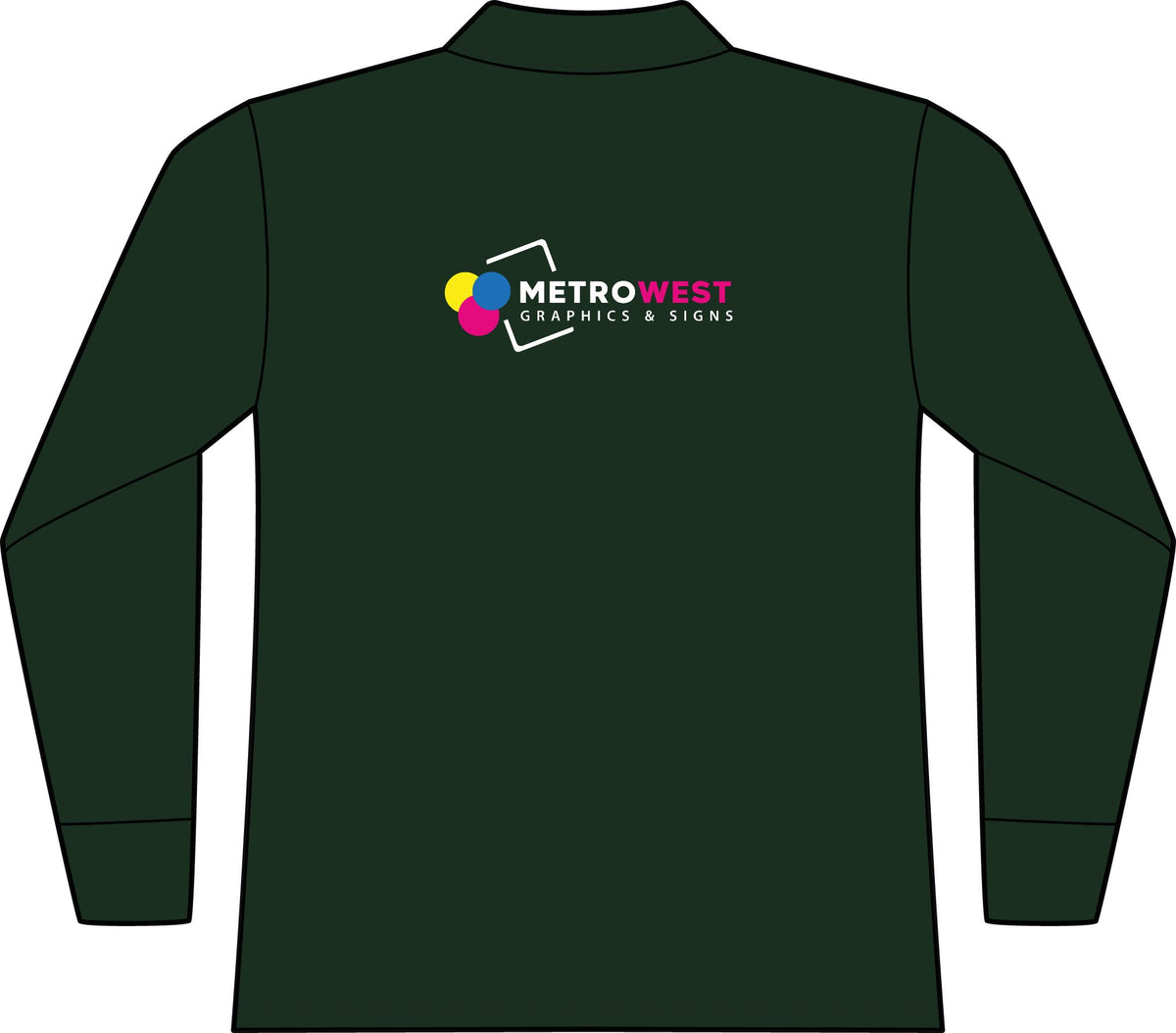 Women's Wearever Signature Pique Long Sleeve Polo Port Authority LK200LS - Front + Back + Slevees