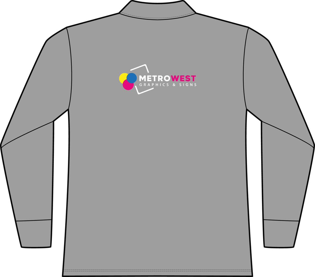 Women's Wearever Signature Pique Long Sleeve Polo Port Authority LK200LS - Front + Back + Slevees