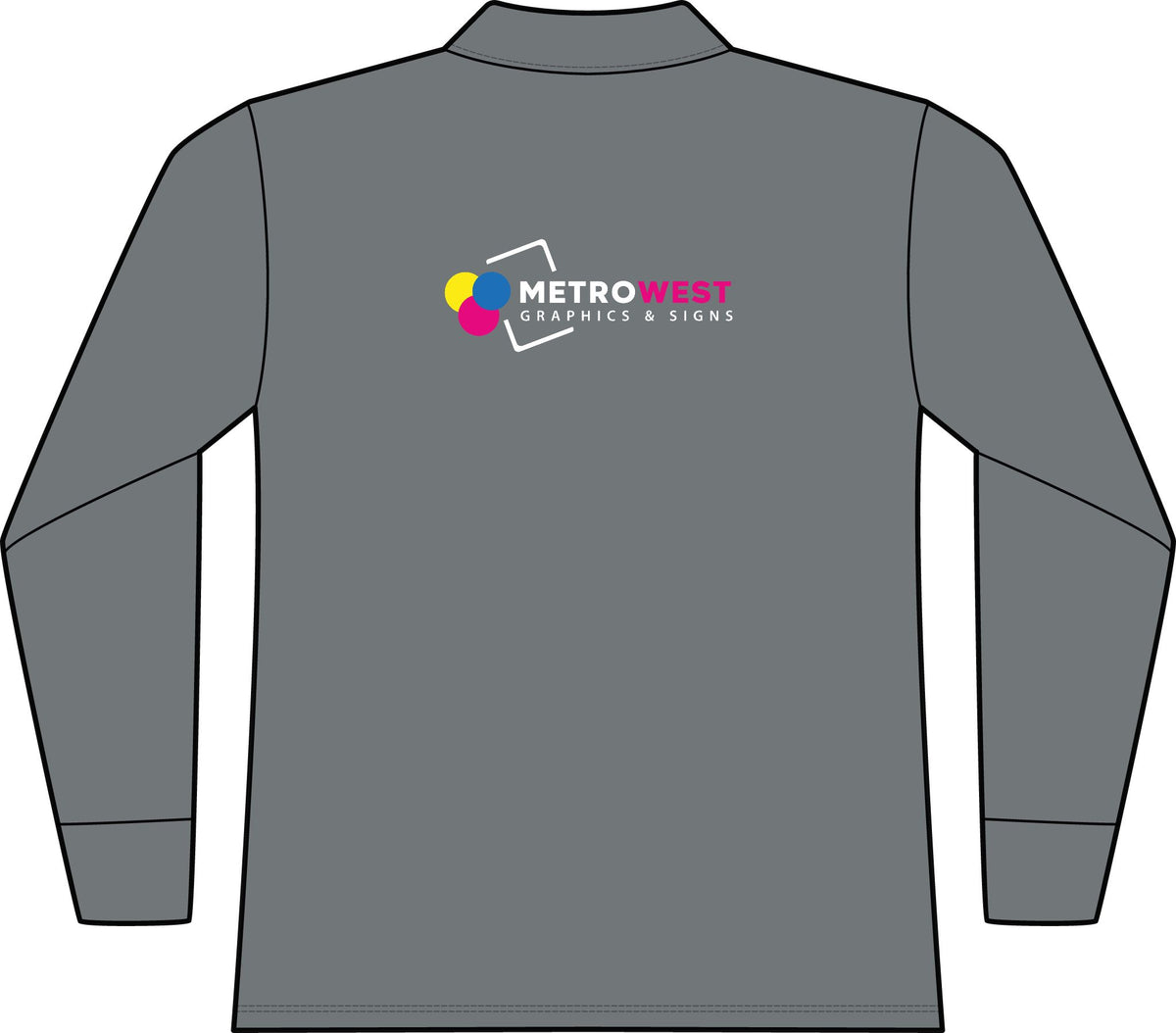 Women's Wearever Signature Pique Long Sleeve Polo Port Authority LK200LS - Front + Back + Slevees
