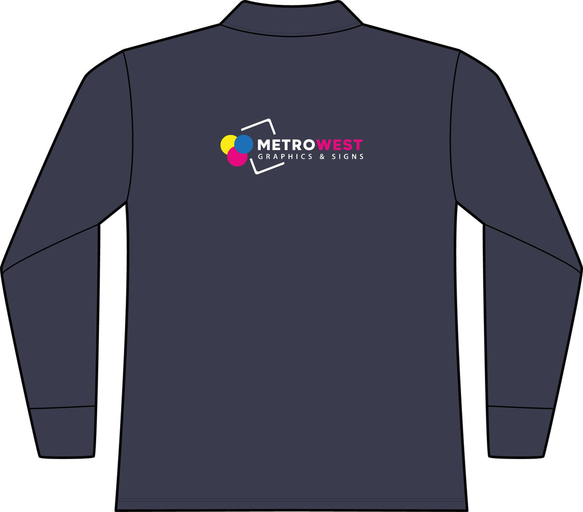 Women's Wearever Signature Pique Long Sleeve Polo Port Authority LK200LS - Front + Back + Slevees