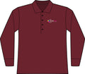 Women's Wearever Signature Pique Long Sleeve Polo Port Authority LK200LS - Front + Back