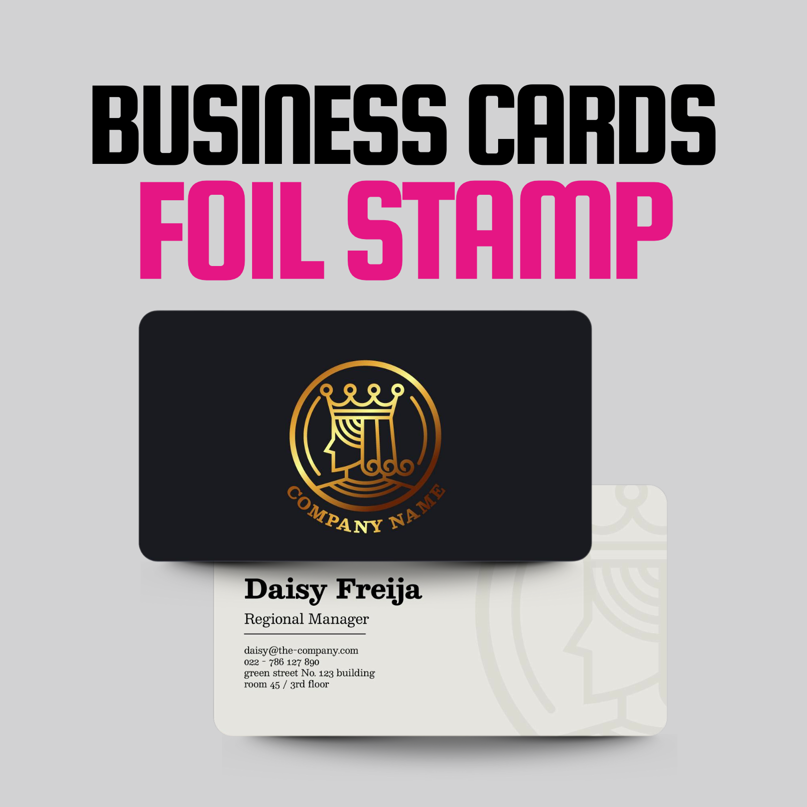 Business Cards – Foil Stamp