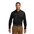 Tall long sleeve poplin shirt printed on front, back and sleeves