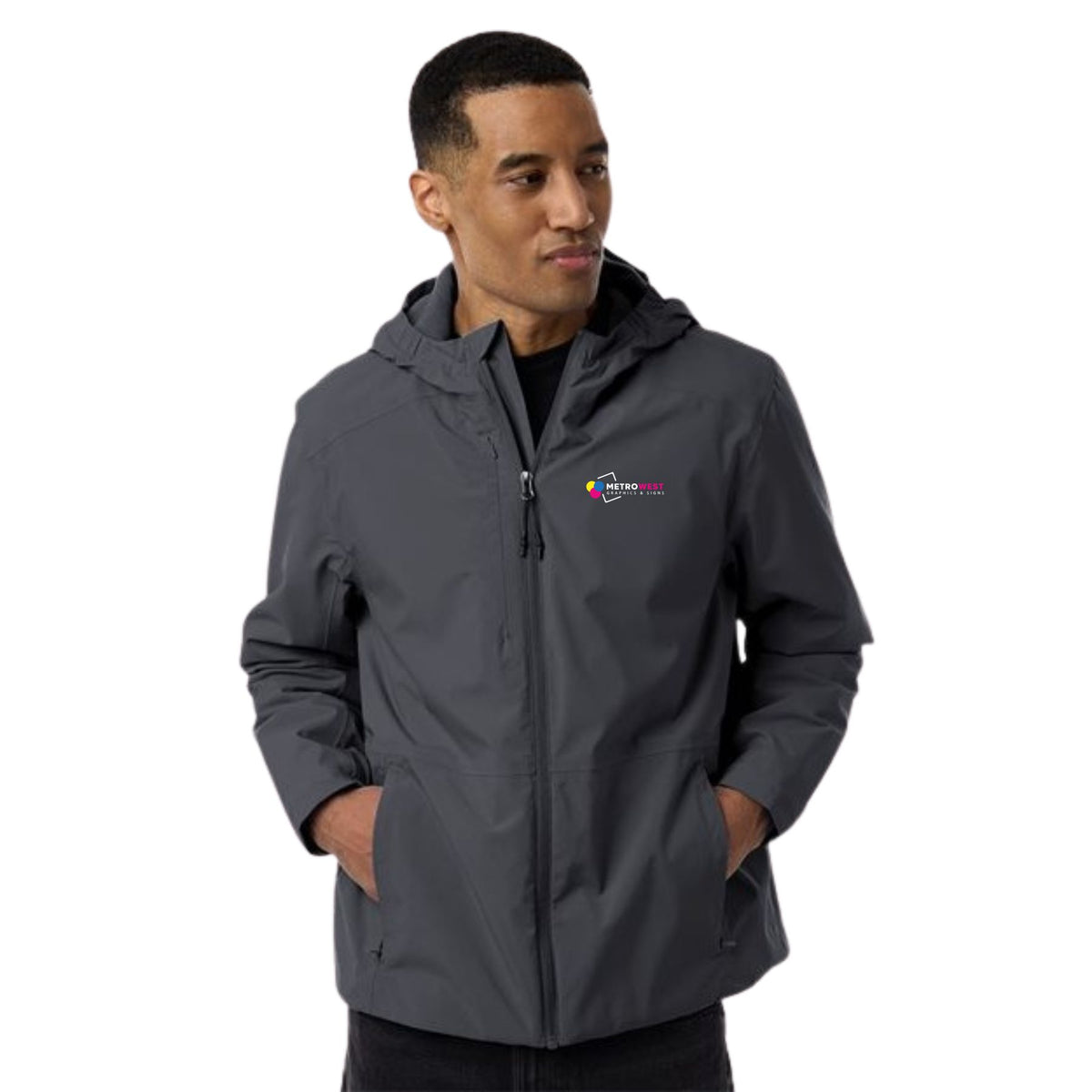Men's Barrier All Season Jacket CORE365 CE812 - Front + Back + Sleeves