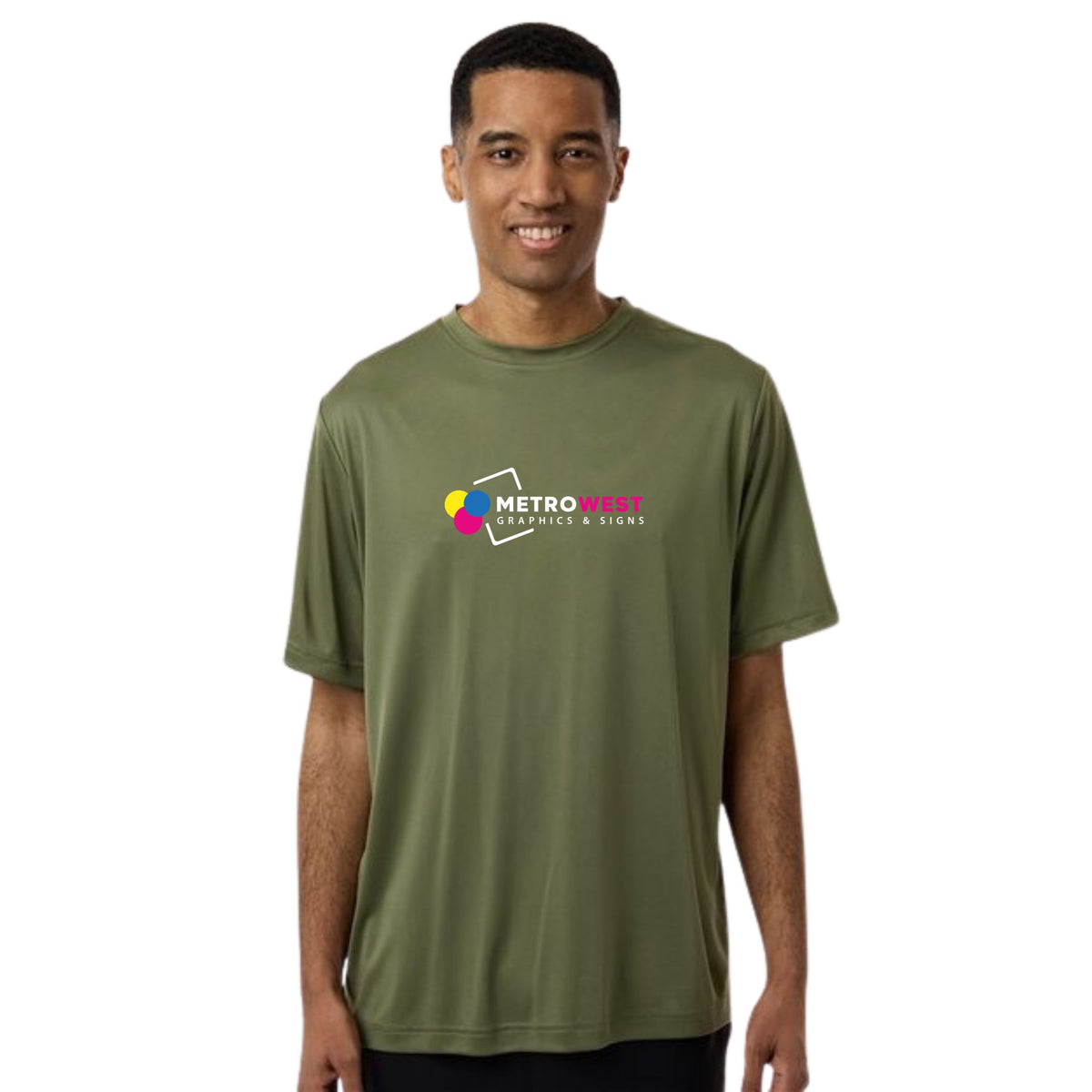 Unisex Capital Performance T-Shirt CORE365 CE10 - Front + Back + Sleeves
