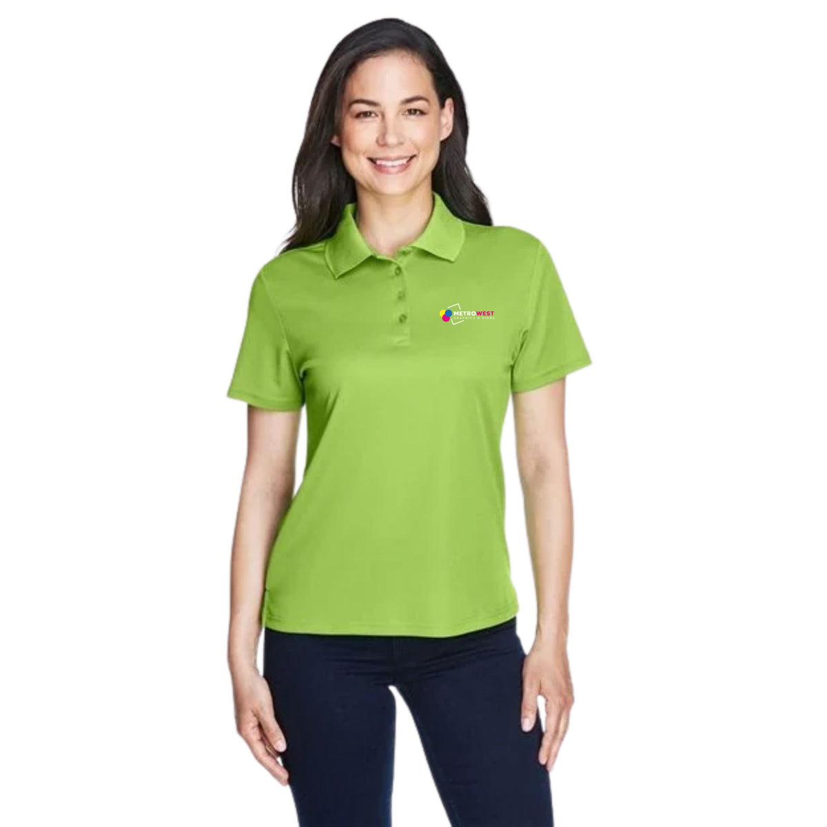 Women's Origin Performance Piqué Polo CORE365 78181 - Front