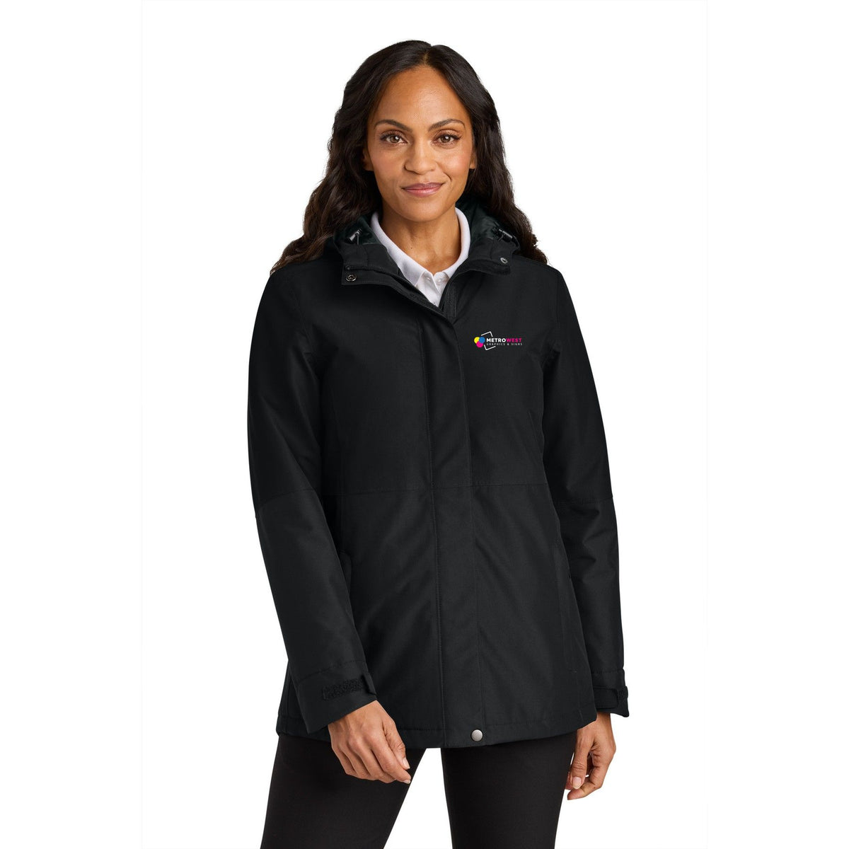 Women's Insulated Heavy Ripstop Jacket Port Authority L721 - Front