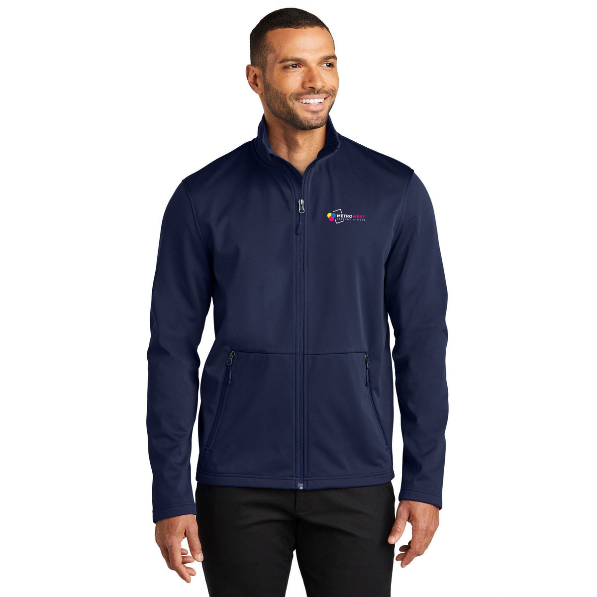 Flexshell Jacket Port Authority J617  - Front + Back + Sleeves