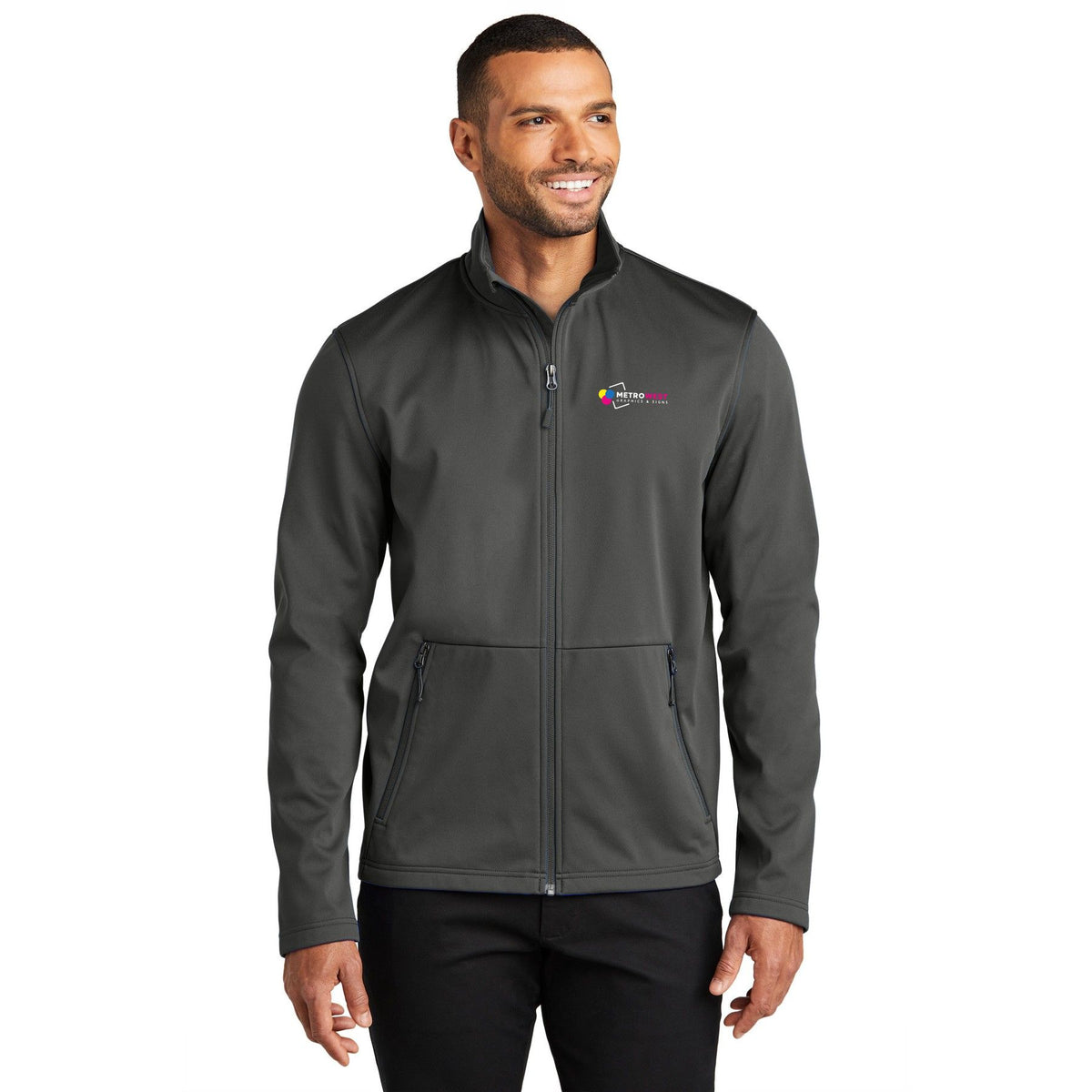 Flexshell Jacket Port Authority J617  - Front + Back + Sleeves