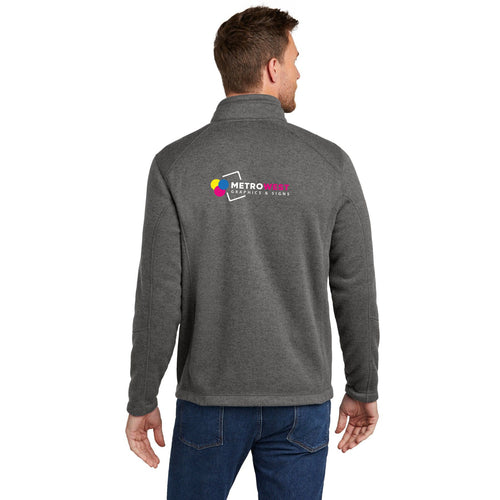 Arc Sweater Fleece Jacket Port Authority F428 - Front + Back + Sleeves
