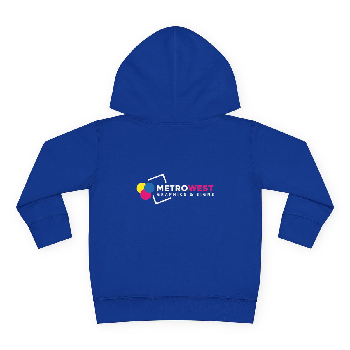 Toddler Pullover Fleece Hoodie - Front + Back