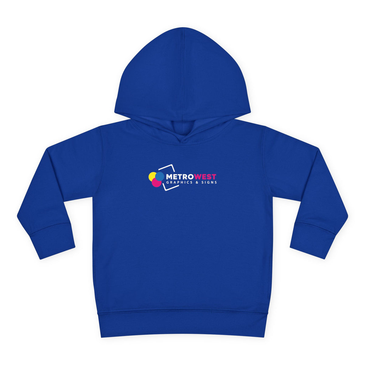Toddler Pullover Fleece Hoodie - Front + Back