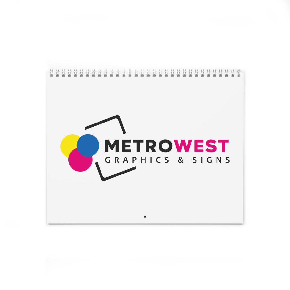 Custom printed wall calendar, view 2