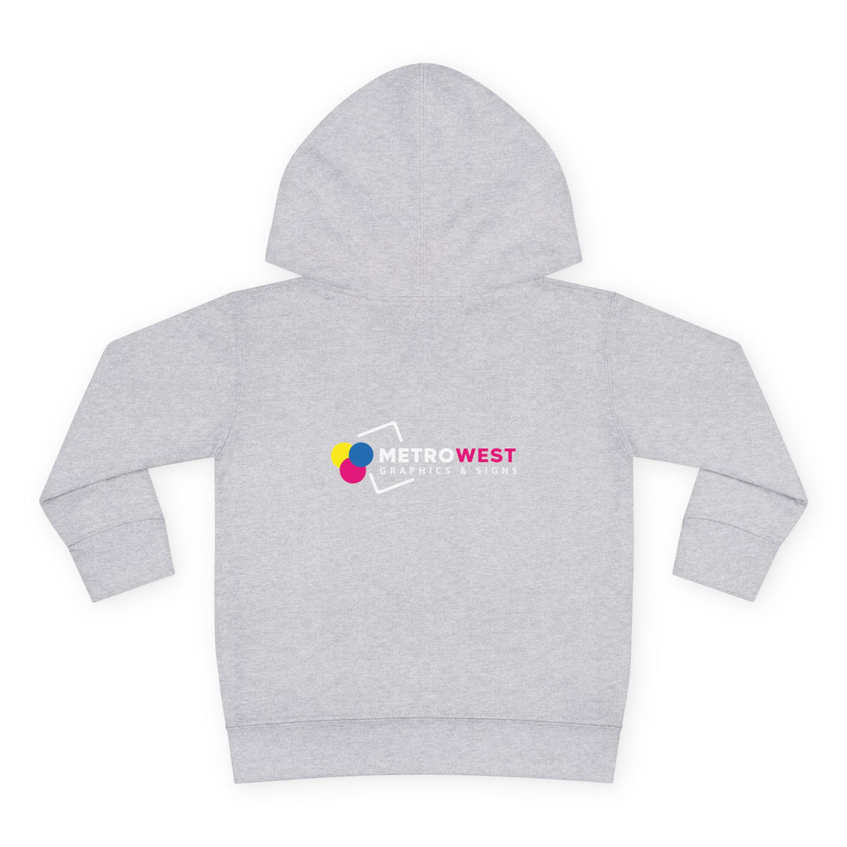 Toddler Pullover Fleece Hoodie - Front + Back