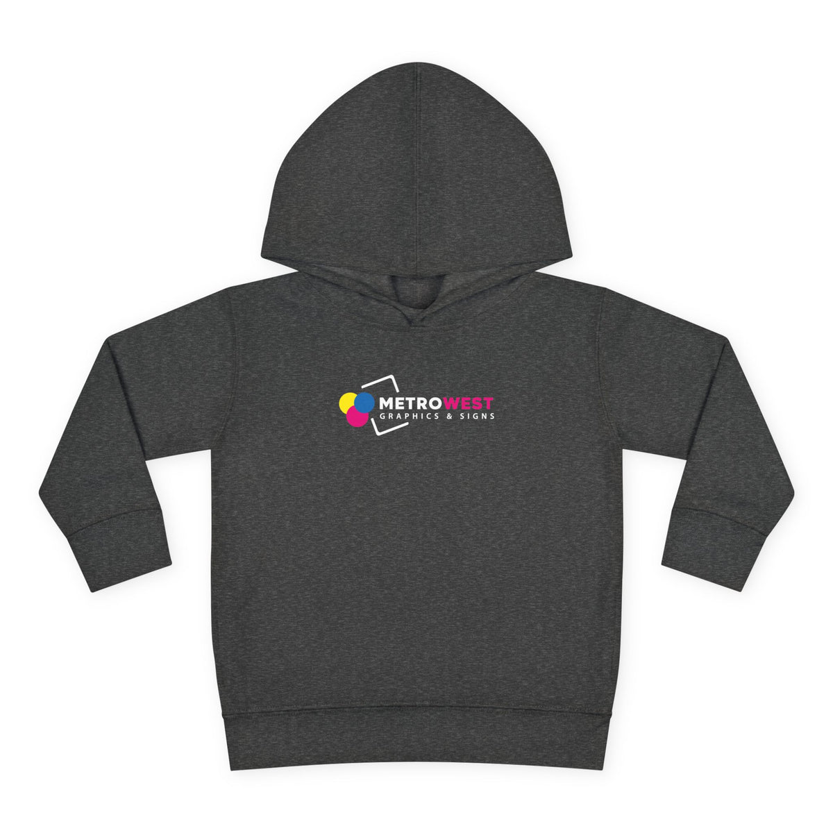 Toddler Pullover Fleece Hoodie - Front + Back