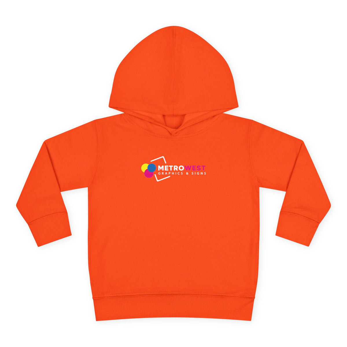Toddler Pullover Fleece Hoodie - Front + Back