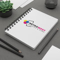 Spiral bound journal with custom printed cover