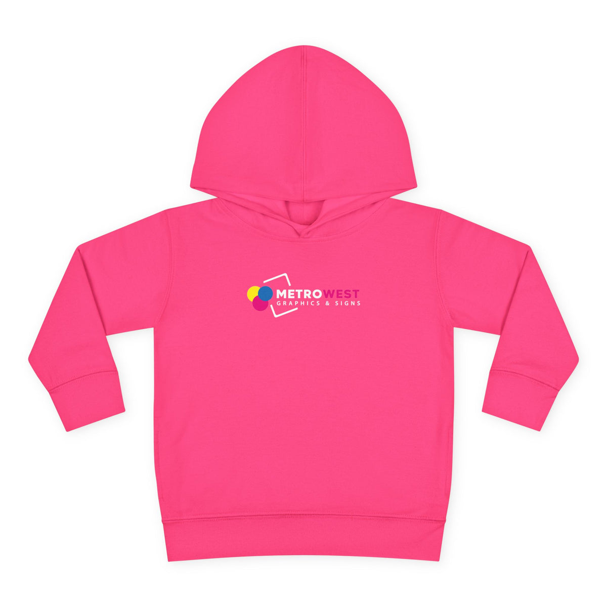 Toddler Pullover Fleece Hoodie - Front + Back