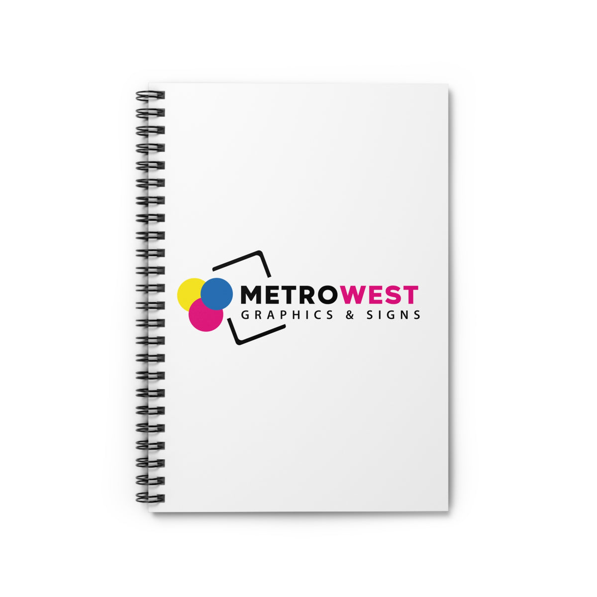 Custom printed spiral notebook, view 2